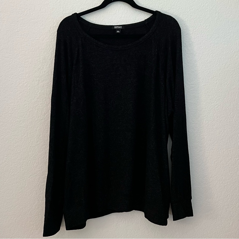 Buffalo David Bitton Ultra Soft Black Lightweight Sweater XXL
